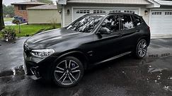 KILLER 700hp SUV! BMW X3M Wrapped in SATIN BLACK!