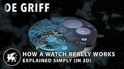 How A Mechanical Watch Works - Explained Simply In 3D - How A Watch Works - Atelier DE GRIFF