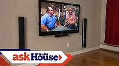 How to Hang a Flat-Screen TV | Ask This Old House