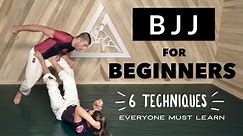 Brazilian Jiu-Jitsu for Beginners (The First 6 BJJ Techniques Everyone MUST Learn) with the Gracies