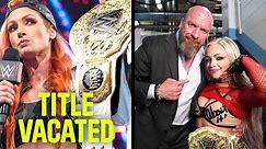 BREAKING: Becky Lynch Forced To Vacate Women's World Title...Liv Morgan Is The New Champion