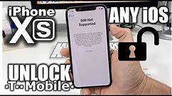 How To Unlock iPhone XS From T-Mobile to Any Carrier