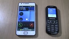 Over the Horizon Incoming call&Outgoing call at the Same Time Samsung Galaxy S2 White+Samsung E1225T