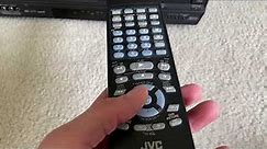 Working JVC VCR/DVD Combo Model HR-XVC26U - DVD Side