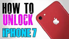 How to Unlock iPhone 7 Any Carrier or Country (Re-Upload)