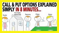 Bill Poulos Presents: Call Options & Put Options Explained In 8 Minutes (Options For Beginners)