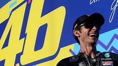 Valentino Rossi says goodbye to MotoGP