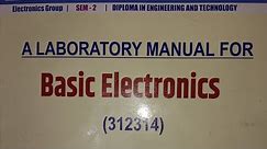 MSBTE K SCHEME Basic electronics manual solutions.#bel #msbte #basicelctronics #1kpleasesubscribe