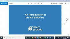 Introduction to R4