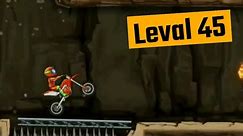 Level 45 - Moto X3M Walkthrough/ Playthrough Video #motox3m #bikerace #games