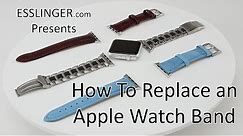 How To Replace & Customize Apple Watch Bands Add Custom Strap