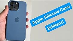 Apple Silicone Case | iPhone 15 Pro Max | Get this Case!... It's the best!!