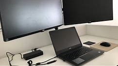 How to Setup 3 or more Monitors/Screens to a Laptop or PC Using Dell Dock D6000. (Easiest Setup!)