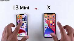 iPhone 13 Mini vs iPhone X | SPEED TEST