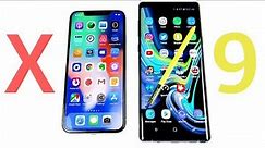iPhone X vs Note 9 Speed Test!!