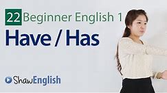 English Grammar: Have / Has