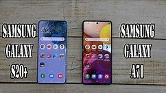 Samsung Galaxy S20+ vs Samsung Galaxy A71 | SpeedTest and Camera comparison