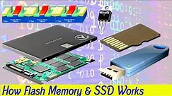 How do SSD Memory Card and USB Flash drive works | Working principle NAND Flash Memory