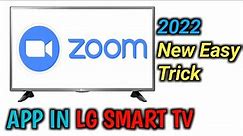 Zoom App In LG Web OS Smart TV #TechnicalGenisys
