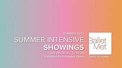 2023 Summer Intensive Early Afternoon Performance
