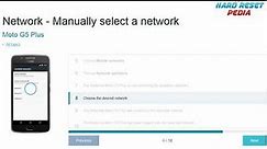 ☑️ Moto G5 Plus Manually Select a Network