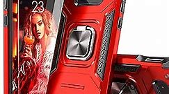 IDYStar Galaxy S10E Case with Screen Protector, Galaxy S10E Case, Shockproof Drop Test Cover with Car Mount Kickstand Lightweight Protective Cover for Samsung Galaxy S10E, Red