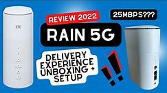 The ZTE Rain 5G Review 2022 (Part 1) - Delivery Experience, Unboxing, Setup and First Impressions