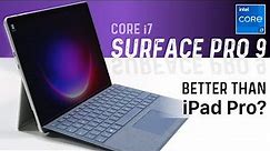 IPAD PRO BEATER? Microsoft Surface Pro 9 with Intel Core-i7