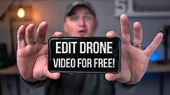 Editing Drone Footage for Beginners - The Free Way! (DJI Fly)