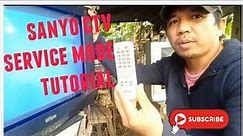 paano palabasin ang service mode ng sanyo crt tv||tutorial || supercool