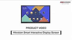 Hikvision Smart Interactive Display Screen Demonstration