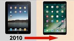 History of the iPad 2010-2017