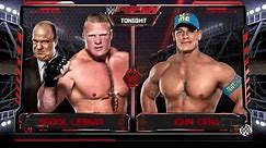 PS4 WWE 2K16 Gameplay - John Cena Vs. Brock Lesnar (720p)
