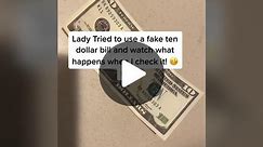 Did a lady try to use a fake ten dollar bill?? #tendollars #money #moneypen #cash #thecoinchannel #foru first clip by @Landoe