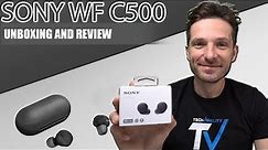 SONY WF-C500 True Wireless Earbuds Unboxing and Review