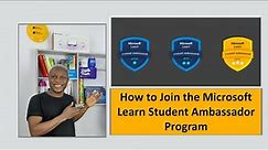 How to Join the Microsoft Learn Student Ambassador Program