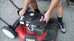 HOW TO REPLACE and Repair a TROY-BILT Lawnmower Pull Rope ~ Honda MTD Powermore and Kohler Engines