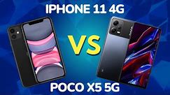 IPhone 11 4G vs Poco X5 5G - COMPARATIVO