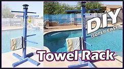 Outdoor Custom Towel Rack for Your Pool | For Beginners | DIY