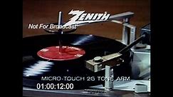 Zenith Stereo Commercial 1960s