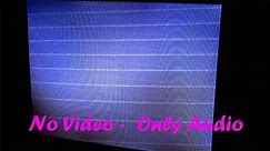 How To Repair Video Fault Of CRT Color Television - No Video Only Audio (Step By Step)