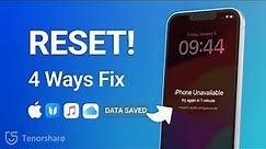 How to Reset iPhone to Factory Settings without Losing Data 2024