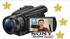 Sony FDR- AX700...Better than the AX53??