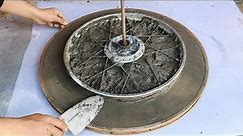 DIY- ❤️ Great Skill ❤️ - Making a versatile turntable from wheels and cement