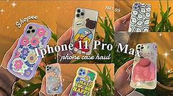 iPhone 11 Pro Max Case Haul 🌹 [aesthetic haul 🧸] high quality low price 🍑✨