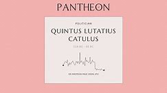 Quintus Lutatius Catulus Biography - Roman politician and general (149–87 BC)