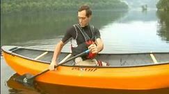 How to Steer and Paddle a Canoe : How to do Pry Strokes in Canoeing