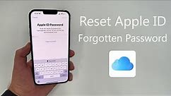 (2021) Forgot your Apple ID (iCloud) Password? Here's How To Reset It!!
