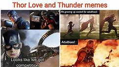 Thor Love and Thunder official teaser memes