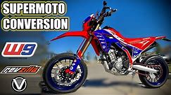 Supermoto Build in ONE VIDEO - CRF300L